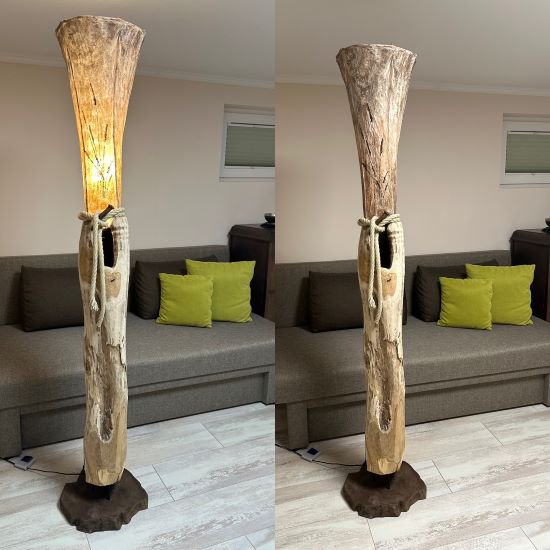 "Die Großartige", Preis: 950,- (die Skulptur ist ca. 180 cm hoch) - Lichtskulpturen