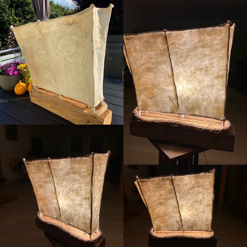 "Balken-Segler" xx - Lichtskulpturen