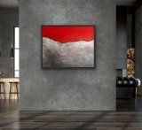 "Metamorphose" 100 x 80 cm, Mixed Media Art auf Leinwand, Preis: 1.400,- (aktuell ausgestellt im Blauen Esel am Stadthafen in Rostock) - Werke