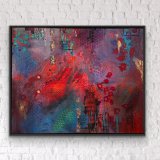 "Grenzenlos"
Mischtechnik auf Leinwand
100 x 80 cm, gerahmt
Preis: 1.400,- (derzeit ausgestellt im Blauen Esel in der Altstadt in Rostock) - Werke