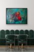 "Optimismus" 
80 x 90 cm, gerahmt, Mixed Media Art auf Leinwand,
Preis: 950,- - Werke