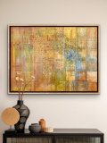 "Wo der Sommer sein Zuhause hat" Mixed-Media Art auf Leinwand, 80 x 60 cm, gerahmt, Preis: 950,- - Werke