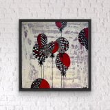 "Power-Ballons", Preis: 240,- (aktuell ausgestellt im "Blauen Esel" Rostock, Altstadt)
50 x 50 cm - Werke