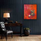 "PEACE PRINCIPESSA", 70 x 60 cm, gerahmt, Preis: 750,- - Werke