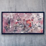 "Wand auf Leinwand", 2024, Preis: 650,- - Werke