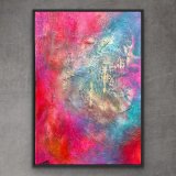 "L&ouml;ffel-Bruch",2025;   100 x 70 cm auf Leinwand, Preis: 1.300,- - Werke