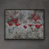 "Eisblumen", 80 x 60 cm, Mixed Media Art auf Leinwand, Preis: 990,- - Werke
